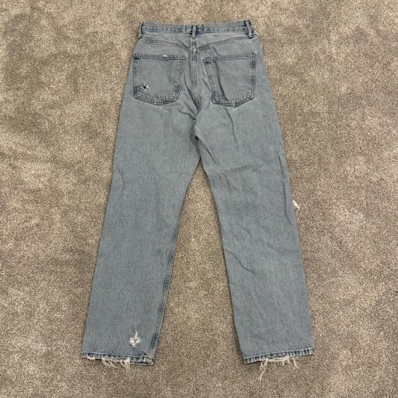 Agolde 90'S MID RISE STRAIGHT IN ALTER blue size 25 EUC - Picture 10 of 10